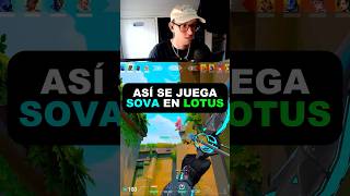 Cómo jugar Sova en lotus 🫣 #valorant #sova #lotus #lineups #odin