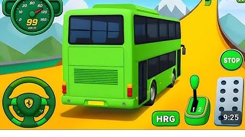 Crazy Bus Mega Ramp Impossible Racing - Bus Stunts Racing - Bus Simulator 3D - Android Gameplay