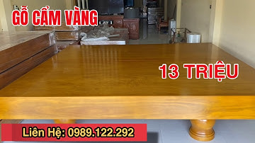 Sập Chiếu Ngựa Gỗ Cẩm Vàng Đẹp Tại Hà Nội | Đồ Gỗ Thu Tú