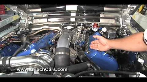 1967 Mustang GT500 Supercharged Burn Out