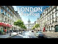 🇬🇧 LONDON Sightseeing Bus Tour 4K, UK