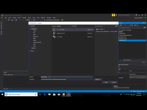 how to start coding c++ in visual studio 2017