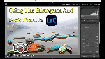 How to read the histogram and use the basic panel for editing in Lightroom Classic