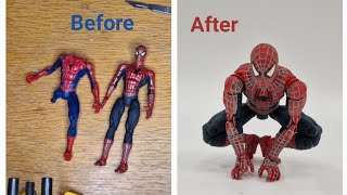 Combining Toybiz Spider-man Figures