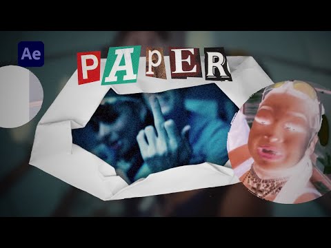 Видео: PAPER Transition || БОЛЬШЕ БУМАГИ || Adobe After Effects