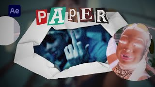 PAPER Transition || БОЛЬШЕ БУМАГИ || Adobe After Effects