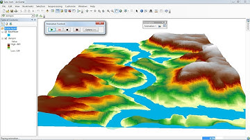 ArcGis 3d Analyst/ ArcScene Animation of flood