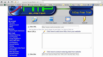 How to submit your ad to  700,000 sites each week automatically.