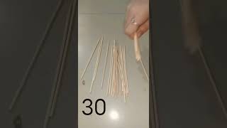 counting how many sticks is there in one packed #counting #sticks #part1 #viral #shorts #subscribe