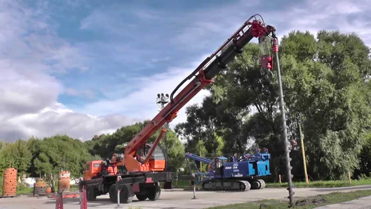 Кран буровая машина