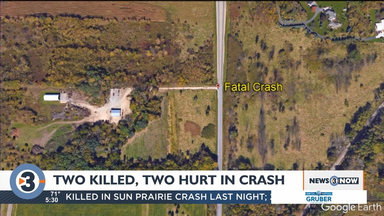 Two people dead, two more injured in Sun Prairie car crash YouTube