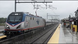 Amtrak - Mansfield - High Speed Trains Tear up the Platforms