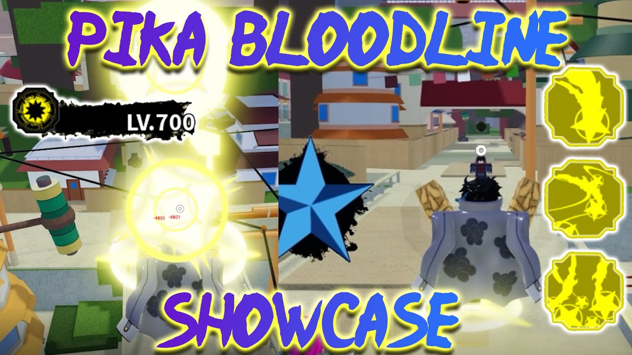 Download Shindo Life - MAX LEVEL PIKA-SENKO BLOODLINE SHOWCASE!!
