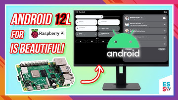 Android 12L for Raspberry Pi 4 is Beautiful! - Installation & Preview