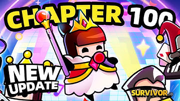 CHAPTER 100 & NEW WEAPON SKINS FOR LIGHTCHASER, VOID POWER, & SWORD OF DISORDER in Survivor.io!