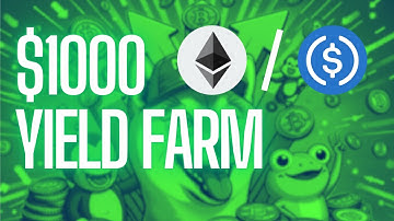 $1000 Yield Farm On Base ETH/USDC Pool On Uniswap