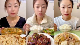 Glazed Meat, Flatbread &amp; Rice Mukbang Comfort Plate