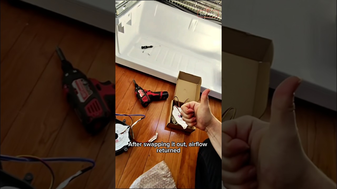 LG Fridge Error Code 1F E — Freezer Fan Motor Failure Fix (Full Repair!) 
