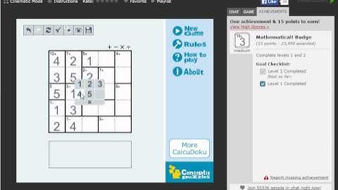 CalcuDoku Light Vol 1 (Medium Badge)