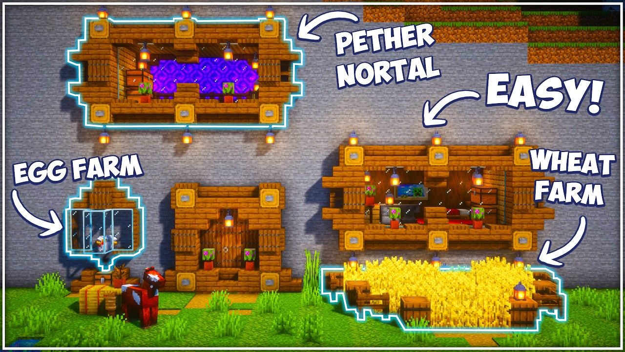 ⛏️ Minecraft : Mountain STARTER House 🏡 [ Build Tutorial for Survival ...