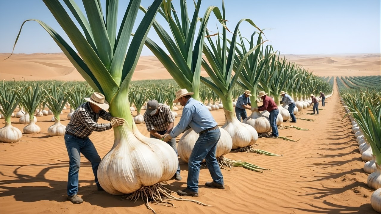 Desert Garlic Farming? The Shocking Results Will Surprise You! II Process Vision