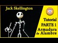 Tutorial Jack Skellington Parte 1 Armadura Articulada de Alambre para Stop Motion, personaje delgado