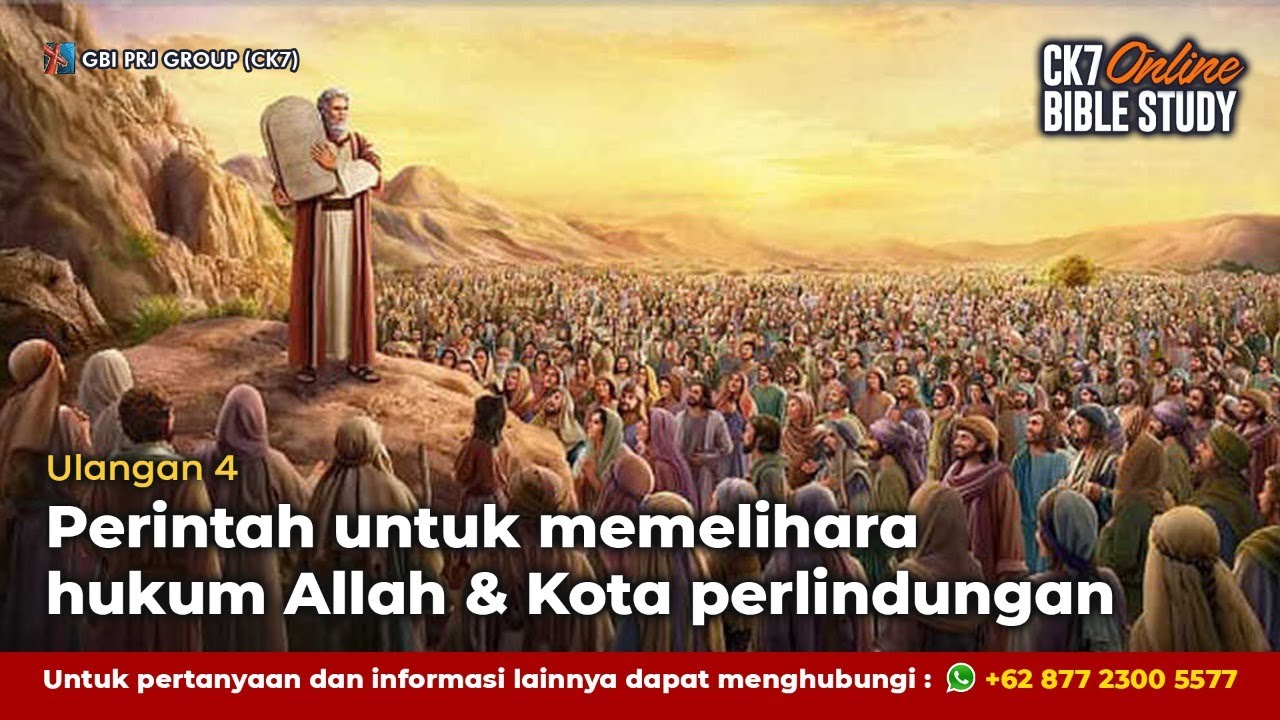 Bible Study Ulangan 4