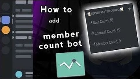 How to set up Server Stats using Discord bot: Member count (Tutorial)