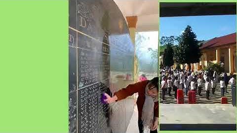 Bài dự thi Hát Quốc Ca dưới địa chỉ đỏ của Liên đội Trường tiểu học và THCS Tân Lập năm 2020-2021