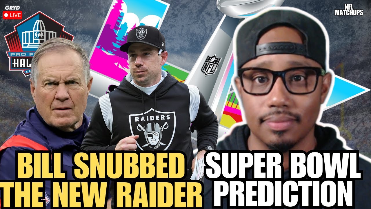 NFL Matchups | Belichick SNUBBED! | Raiders New Coach | Super Bowl 60 Preview