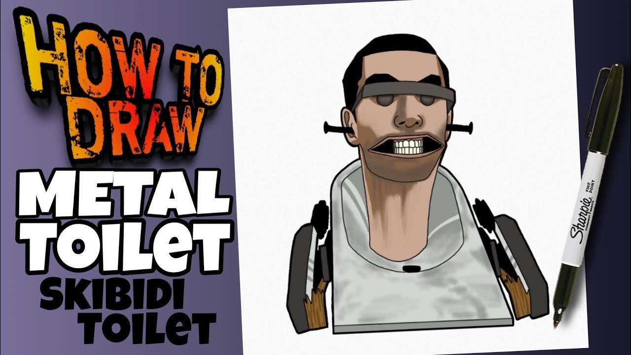 COMO DESENHAR O SKIBIDI TOILET (UPGRADE G-MAN) how to draw skibidi toilet g-man  upgrade 