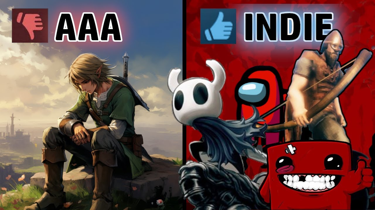 Ack gamer Indie Tem muito indie melhor que triple AAA Não são