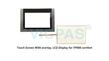 TP900 Comfort 6AV2124-0JC01-0AX0 / 6AV2144-8JC10-0AA0 Touch Screen Front Overlay for Repair Replaced