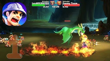 Kingdom Clash: Beast Masters Gameplay Walkthrough Part 1 Tutorial Building Strategy (Android)