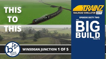 Winsdean Junction - Track laying 1/5 | The Big Build | Trainz Railroad Simulator 19