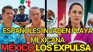 ¡Playas NO son privadas! MÉXICO expulsa estadounidenses prepotentes de sus playas😳🇲🇽