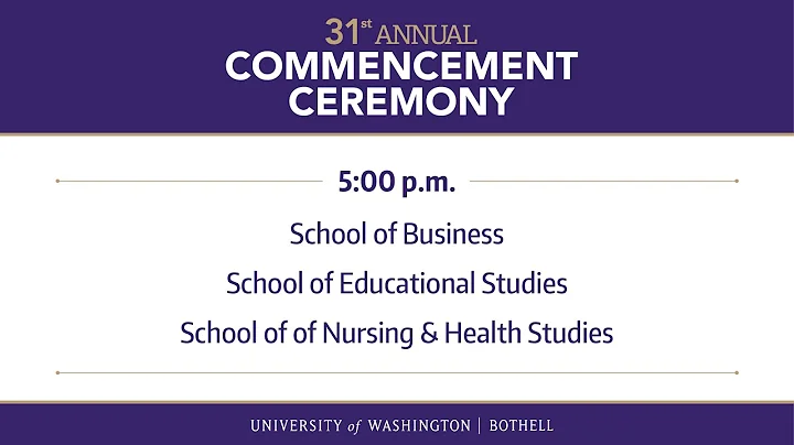 31st Annual Commencement Ceremony | 5 P.M.