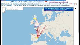 DXMAPS.COM filtering by callsign