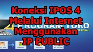 Koneksi Program IPOS 4 Melalui Internet Menggunakan IP Public