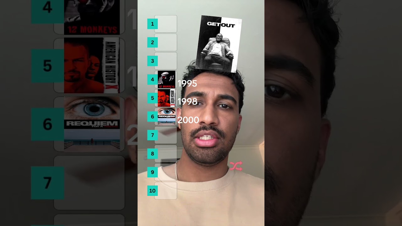 blind ranking movies by release year: day 10 - Drake Maye day 🐐 