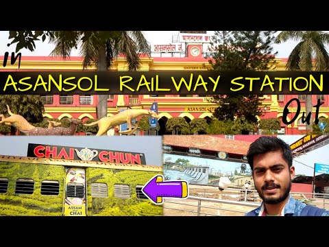 Visit to Asansol Railway Station ! Chai Chun Train Restaurant || Bangla Vlog Asansol Station