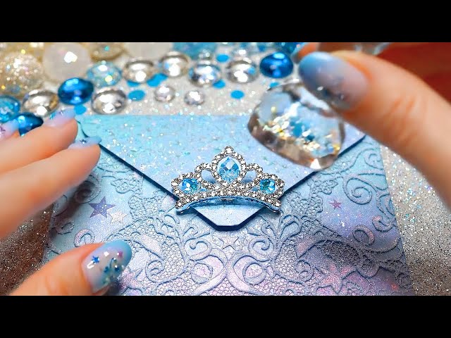 【AI ASMR】童話プリンセスのガラスのシーリングスタンプ 💌 あなたはどれが好き？💠｜Fairy Tale Glass Wax Seal Stamps