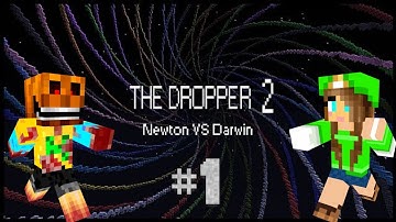 Minecraft: The dropper 2 Newton VS Darwin Deel 1