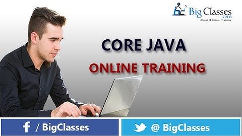 CORE JAVA Online Training Demo