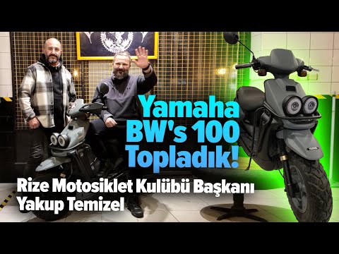 Yamaha BW's 100 Topladık! | Rize Motosiklet Kulübü Başkanı Yakup Temizel