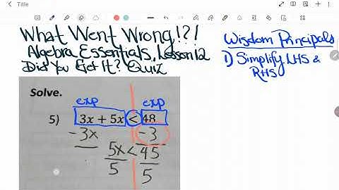 What Went Wrong? Solving Multi-Step Equations