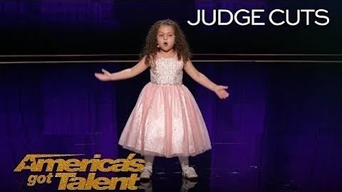 Sophie Fatu: AGT’s Youngest Performer EVER Sings "New York, New York" - America’s Got Talent 2018