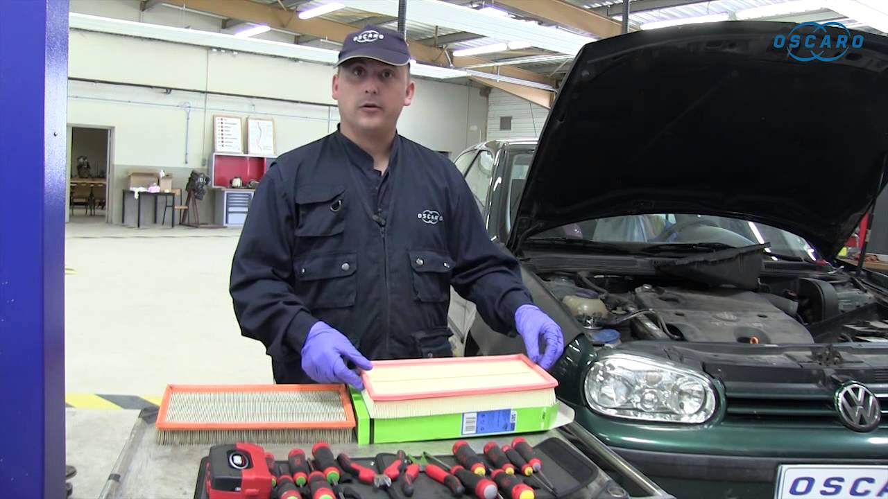 Volkswagen Golf IV Remplacement du filtre à air YouTube