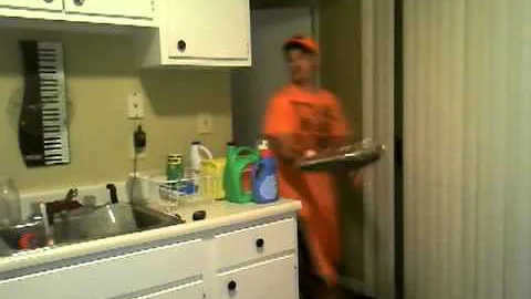 Austin getting pied by Jeremy bartlett
