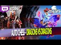 DOTA AUTO CHESS - DRAGONS VS DRAGONS WHO WILL WIN?/  QUEEN GAMEPLAY